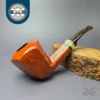 Bjarne Nielsen Signature (C) (Ph. Vigen) Panel Dublin w/ Horn Estate Briar Pipe, Unsmoked