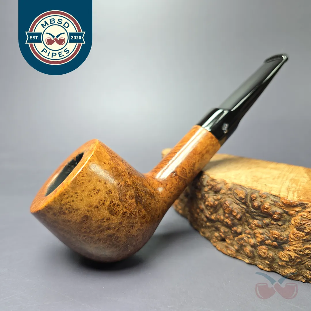 Peterson Hand Made Smooth Pot Estate Briar Pipe, Irish Estates