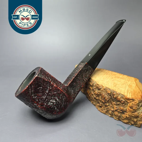 Dunhill 1978 Shell Briar ODA Sandblasted Panel Estate Briar Pipe, English Estates