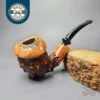 Nording Point Clear Rusticated Freehand Estate Briar Pipe, Unsmoked