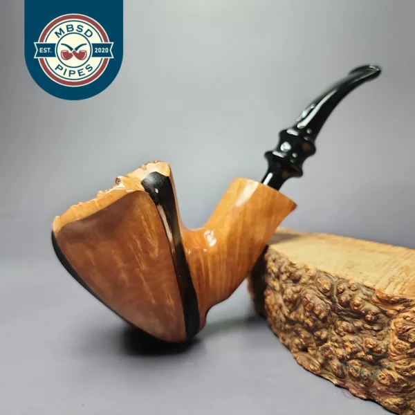Nording Spiral Smooth Freehand Estate Briar Pipe, Unsmoked