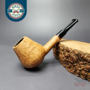 Proxima by Piero Vitale Natural Sandblasted Brandy Briar Pipe, New