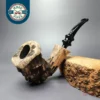 Nording Spruce Matte Rusticated Freehand Estate Briar Pipe, Unsmoked