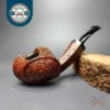 HS Studio Sandblasted Blowfish Estate Briar Pipe, Unsmoked