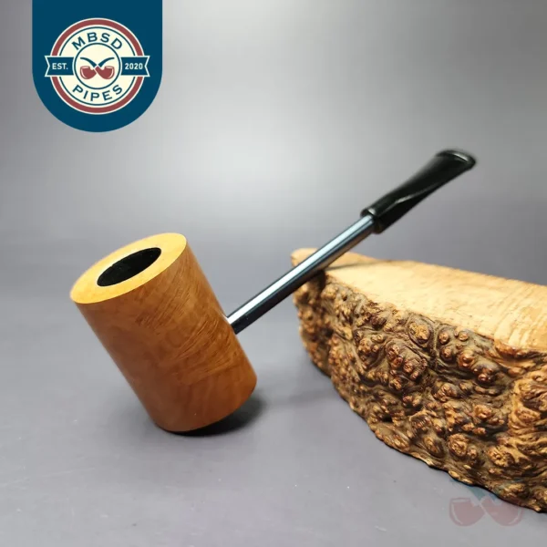 Nording Compass Smooth Poker Estate Briar Pipe, Unsmoked
