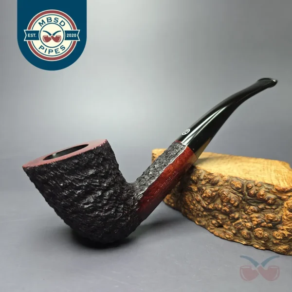James Upshall Bark Group 6 Bent Dublin Estate Briar Pipe, Unsmoked