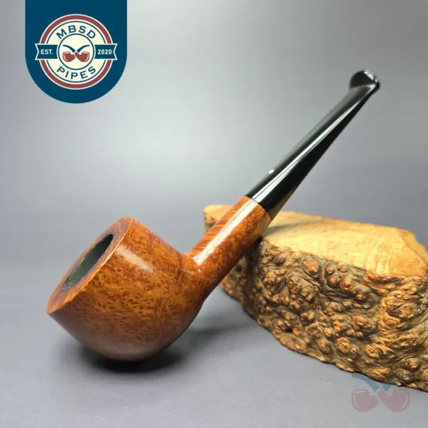 Dunhill 1960 Root Briar R w/ Dental Relief Lip Smooth Pot Estate Briar Pipe, English Estates