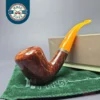 Rinaldo Triade Y Smooth Bent Billiard w/ Silver Estate Briar Pipe, Unsmoked