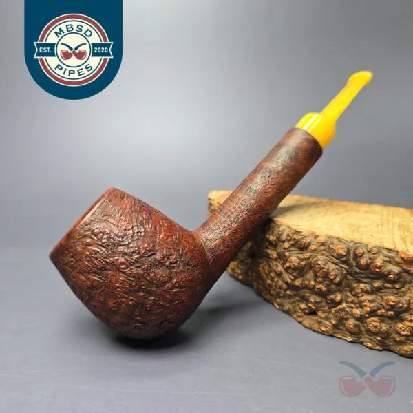 Bruce Weaver 2012 Sandblasted Lovat w/ Bakelite Estate Briar Pipe, Unsmoked