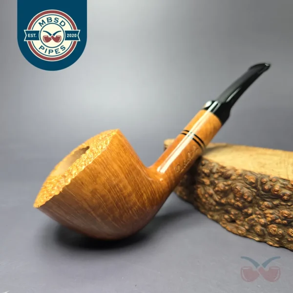 Cavicchi CCCCC Grade Smooth Dublin w/ Briar Accent Estate Briar Pipe, Unsmoked