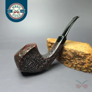 Bjorn Bengtsson 1988 Sandblasted Horn Estate Briar Pipe, Swedish Estates