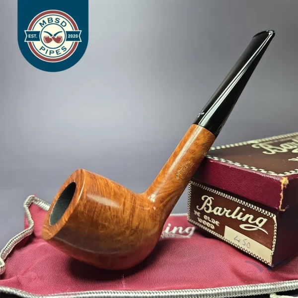 Barlings Make YOW 52 EXEXEL Smooth Billiard Estate Briar Pipe, English Estates
