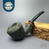 Herriot Pipes Rusticated Panel Shank Rhodesian Handmade Briar Pipe, New
