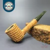 Eclesias Pipes “Dragon Scale” Sandblasted Liverpool Handmade Briar Pipe, New