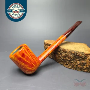 Eclesias Pipes Smooth Featherweight Canadian Estate Briar Pipe, Unsmoked