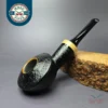 Eclesias Pipes Sandblasted Bullcap w/ Boxwood Handmade Briar Pipe, New