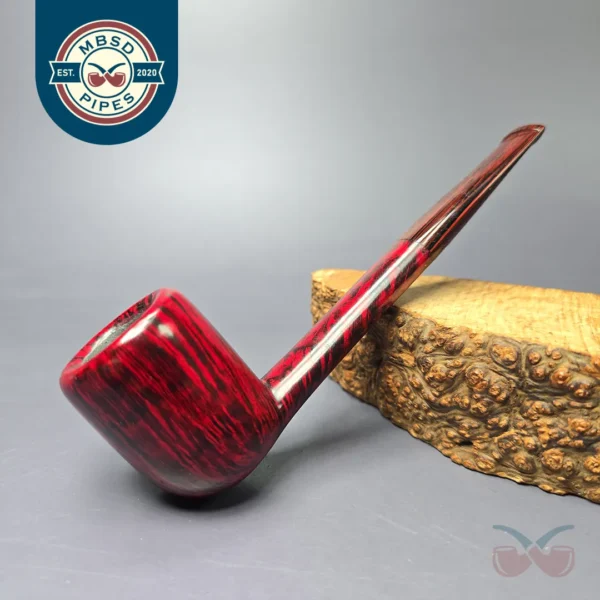 Eclesias Pipes Smooth High Contrast Canadian Handmade Briar Pipe, New
