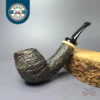 Jared Coles 2023 Sandblasted Brandy w/ Boxwood Estate Briar Pipe, American Estates