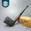 James Upshall Bark Group 6 Rusticated Long Dublin Estate Briar Pipe, Unsmoked