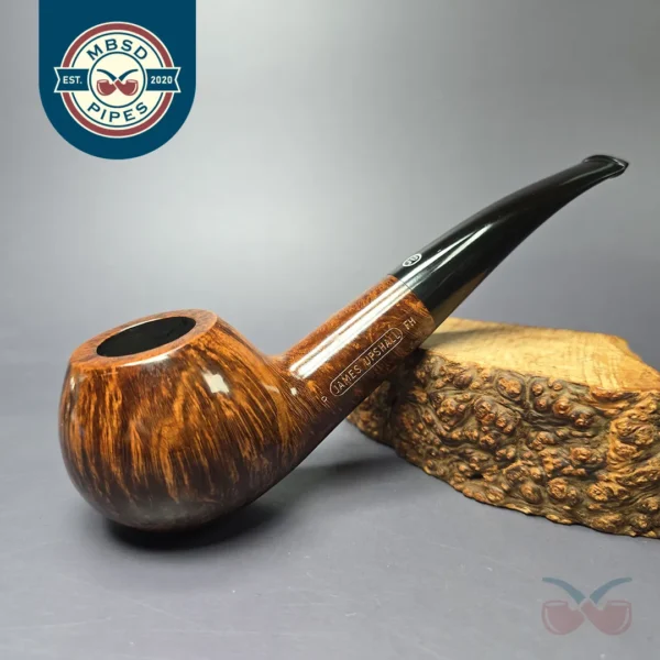 James Upshall P Grade ExL Smooth Author Estate Briar Pipe, Unsmoked