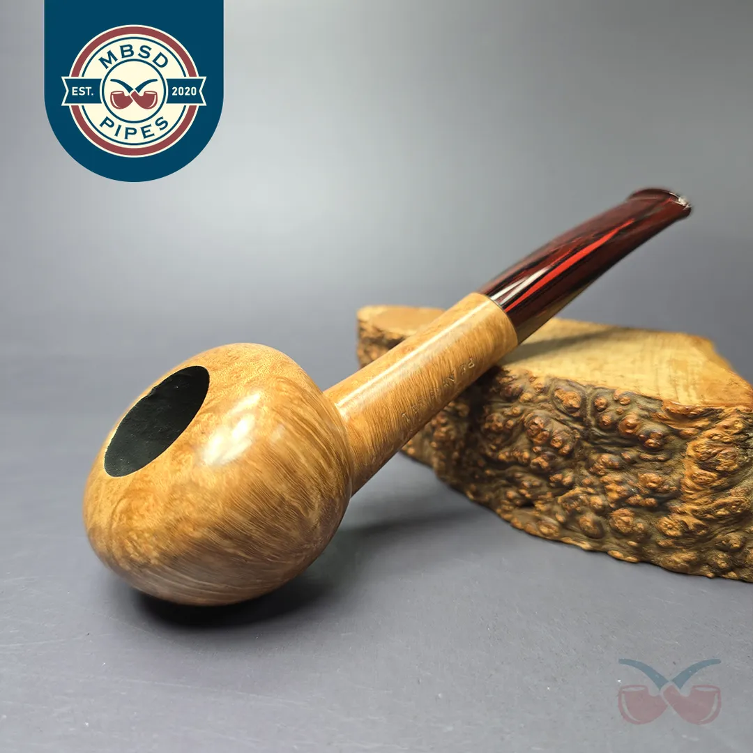 Todd Brugman dd Grade Smooth Prince Estate Briar Pipe, Unsmoked