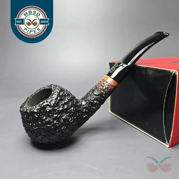 Don Carlos 1 Note Large Rusticated Tomato Estate Briar Pipe, Italian Estates