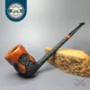 Walt Cannoy 10th Anniversary Cardinal House Morton Wax Drip Handmade Briar Pipe, New