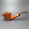 Bjarne Nielsen Signature (B) (Ph. Vigen) Panel Dublin w/ Zebrawood Estate Briar Pipe, Unsmoked - Image 2