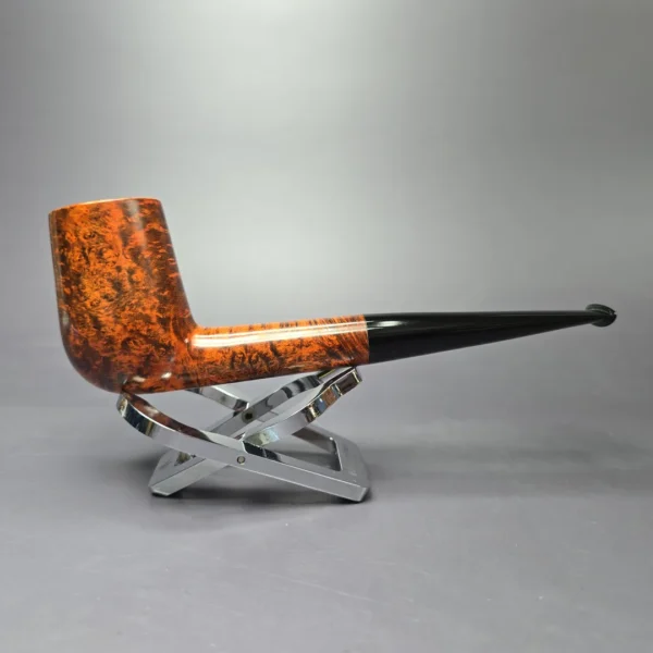 Walt Cannoy 10th Anniversary Cardinal House Langford Smooth Billiard Handmade Briar Pipe, New - Image 2