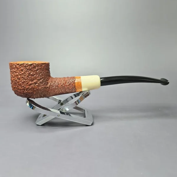 Walt Cannoy 10th Anniversary Cardinal House Morton "55" Pot w/Ivorite Handmade Briar Pipe, New - Image 2