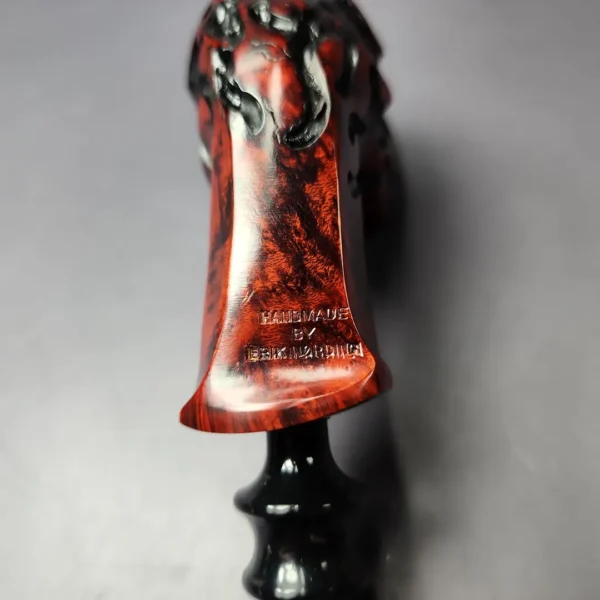 Nording Partially Rusticated Freehand Estate Briar Pipe, Unsmoked - Image 2