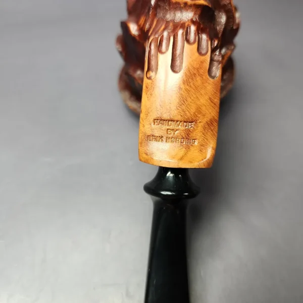 Nording Point Clear Rusticated Freehand Estate Briar Pipe, Unsmoked - Image 2