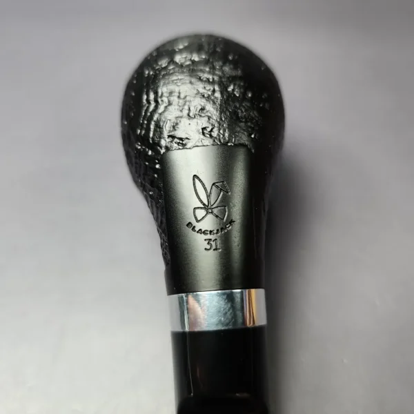 Morgan BlackJack 31 Sandblasted Panel Horn Briar Pipe, New - Image 2