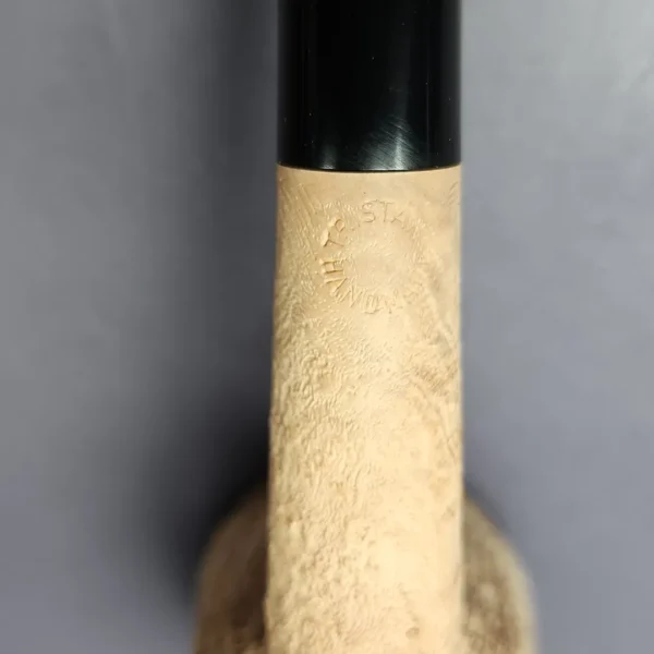 Pipe Tristan Natural Sandblast Dublin w/ Plateaux Estate Briar Pipe, Unsmoked - Image 2