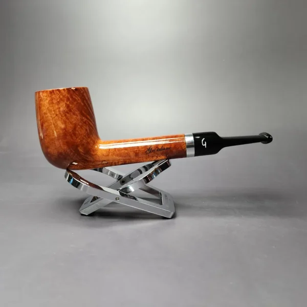 Giordano Lucca 2 Smooth Lovat w/Silver Estate Briar Pipe, Unsmoked, 9mm - Image 2