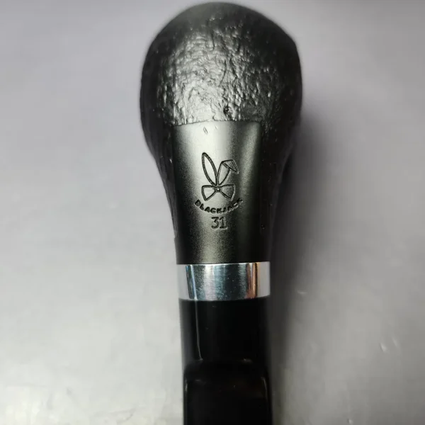 Morgan BlackJack 31 Sandblasted Panel Horn Briar Pipe, New - Image 2