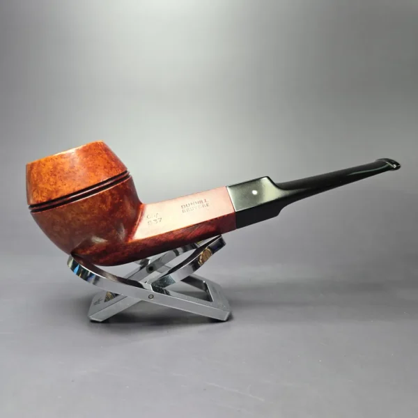 Dunhill 1960 Bruyere ODA 837 Smooth Bulldog Estate Briar Pipe, English Estates - Image 2