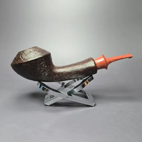 Bonsai Pipes Sandblasted Rhodesian Handmade Briar Pipe, 9mm, New - Image 2