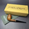 James Upshall 1986 Grade B Billiard w/ 9k Gold Estate Briar Pipe, English Estates - Image 2
