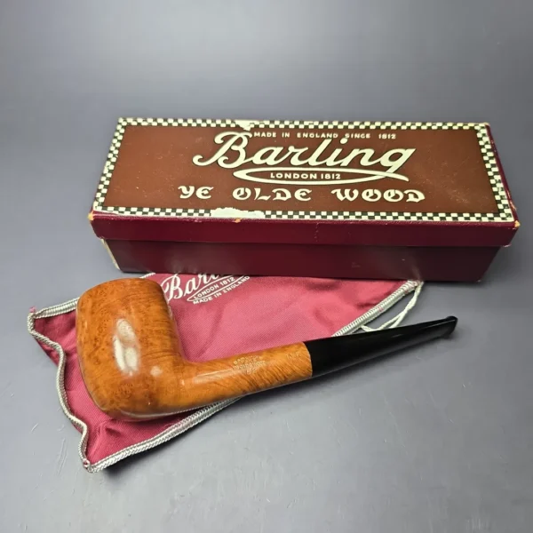 Barlings Make YOW 52 EXEXEL Smooth Billiard Estate Briar Pipe, English Estates - Image 2