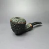 Herriot Pipes Rusticated Panel Shank Rhodesian Handmade Briar Pipe, New - Image 2