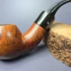 Peterson K Briar 02S Partially Rusticated Apple Estate Briar Pipe, Irish Estates - Image 2
