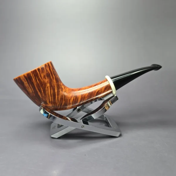 Soren Eric Andersen Smooth Horn w/ Mammoth Estate Briar Pipe, Unsmoked - Image 2