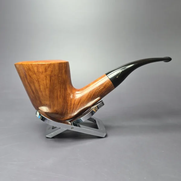 Savinelli Autograph Grade 6 Smooth Freehand Estate Briar Pipe, Italian Estates - Image 2