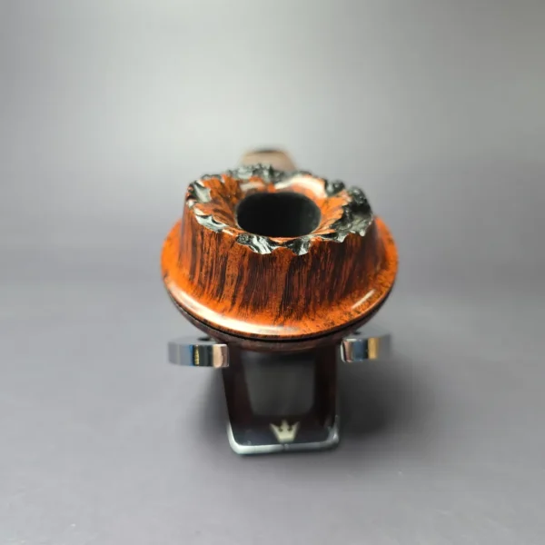 Walt Cannoy 10th Anniversary Cardinal House Langford Porkpie Eskimo Handmade Briar Pipe, New - Image 3
