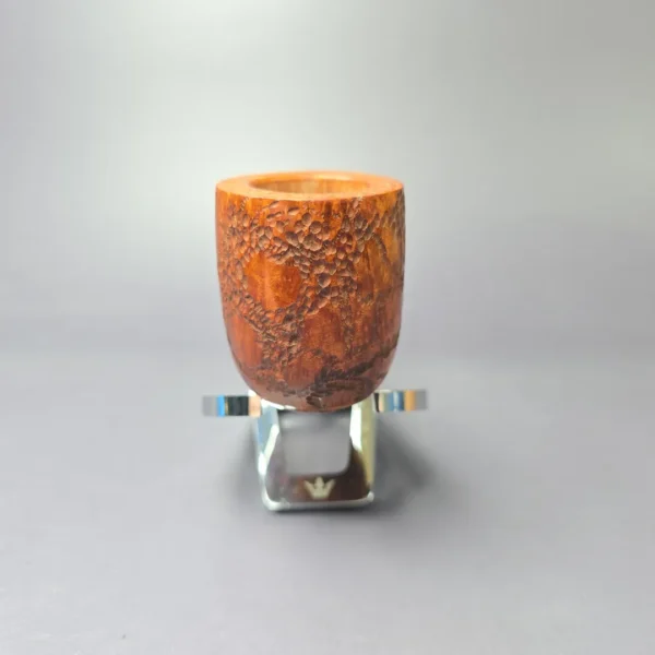 Dave Neeb Spot Carved Billiard Handmade Briar Pipe, New - Image 3