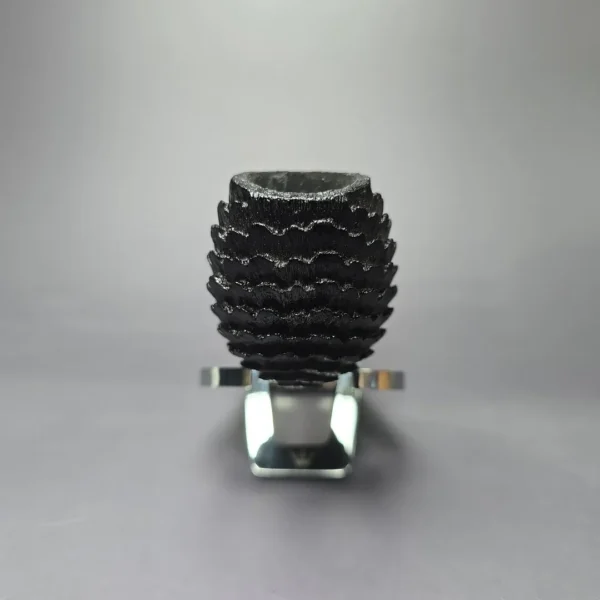 Eclesias "Dragon Scale" Sandblasted Egg Handmade Briar Pipe, New - Image 3