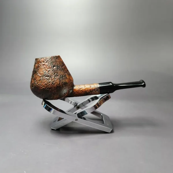Proxima by Piero Vitale Contrast Sandblasted Brandy Briar Pipe, New - Image 3