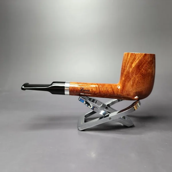 Giordano Lucca 2 Smooth Lovat w/Silver Estate Briar Pipe, Unsmoked, 9mm - Image 3