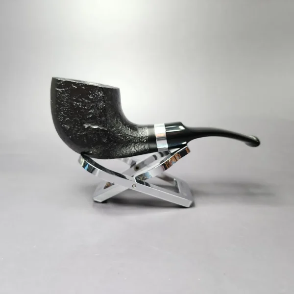 Morgan BlackJack 31 Sandblasted Panel Horn Briar Pipe, New - Image 3